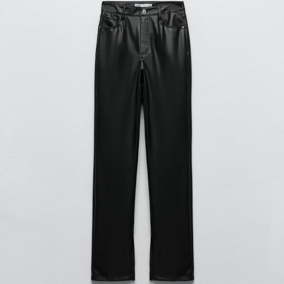 FAUX LEATHER SLIM Fit WITH SLITS - Picture 5 of 7